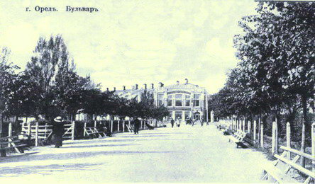 City Nikolaev boulevard, planted in 1819 year